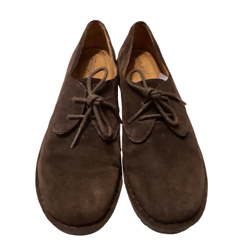 Natural Soul By‎ Naturalizer Jive Brown Suede Shoes Size 6.5 (2752N)